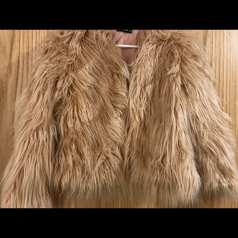 Faux fur jacket